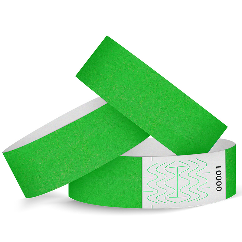tyvek wristband Green