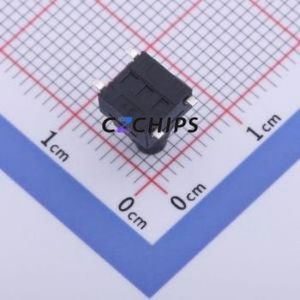 GT-TC120B-H095-L1 Tactile Switch SMD,6.2x6.2mm Switch Single Pole Single Throw Round Button 2.5N Vertical Mount - Product Image 2