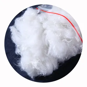 1.2dx32mm Polyester 1.2d Micro Fiber Recycled 100% Polyester Solid Yarn of Synthetic Staple Fiber Price Virgin Staple Fibre 32mm