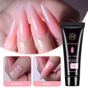 ชุดต่อเล็บแบบทำมือพร้อมรูปแบบคู่เจลโพลีและโคมไฟ LED สำหรับร้านเสริมสวยการทำเล็บที่มีคุณภาพที่บ้าน - Product Image 3