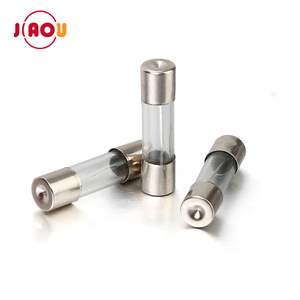 JIAOU 0.1A-30A 250V 5X20ミリメートルFast Blow Glass Fuse Tube