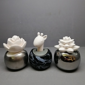 Diffuseur pour la maison Diffuseur à roseaux en céramique écologique Pot de parfum en porcelaine pour roseau parfumé aux agrumes Brûleur d'encens Décoration intérieure <span class=keywords><strong>Airfresh</strong></span> - Product Image 5
