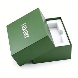 Luxury Eco-Friendly Recycled Materials Self Erecting Gift <b>Boxes</b> with UV Printed Logo and Rigid Packaging for Perfume Jewelry - Product Image 1