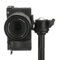 Mini trépied TE667 avec rotule, charge maximale 3 kg, aluminium et plastique, vis 1/4 pouce, rotule pivotante pour diffusion en direct, montage sur trépied pour téléphone et appareil photo