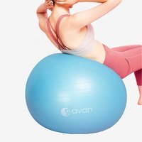 Gode épais de haute qualité balle de yoga balle d'exercice plusieurs tailles logo personnalisé balles de yoga