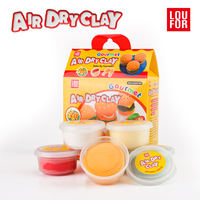 Kit Tanah Liat Makanan Gourmet 6 Warna untuk Anak-Anak - Set Tanah Liat DIY Non-Toksik untuk Patung Makanan Buatan Tangan Mainan Kerajinan
