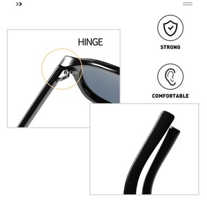 Lunettes de soleil tendance et polyvalentes pour affiner le visage, lunettes de soleil à la mode pour les vacances en plein air, style européen et américain pour l'été. - Product Image 3