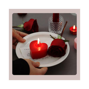 <span class=keywords><strong>Set</strong></span> regalo di candela profumata a forma di cuore romantico senza fumo candele per nozze con cera di soia aromaterapia di san valentino - Product Image 3
