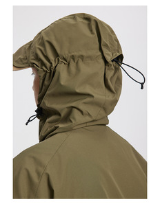 LAYENNE Veste <span class=keywords><strong>de</strong></span> protection en tissu tendance, imperméable, avec fermeture éclair et étiquette personnalisée Veste <span class=keywords><strong>de</strong></span> <span class=keywords><strong>randonnée</strong></span> pour hommes et femmes - Product Image 6
