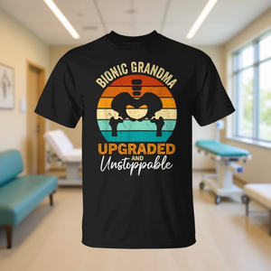 Camiseta Bionic Grandma para después de la cirugía de cadera, mejorada y imparable - Product Image 3