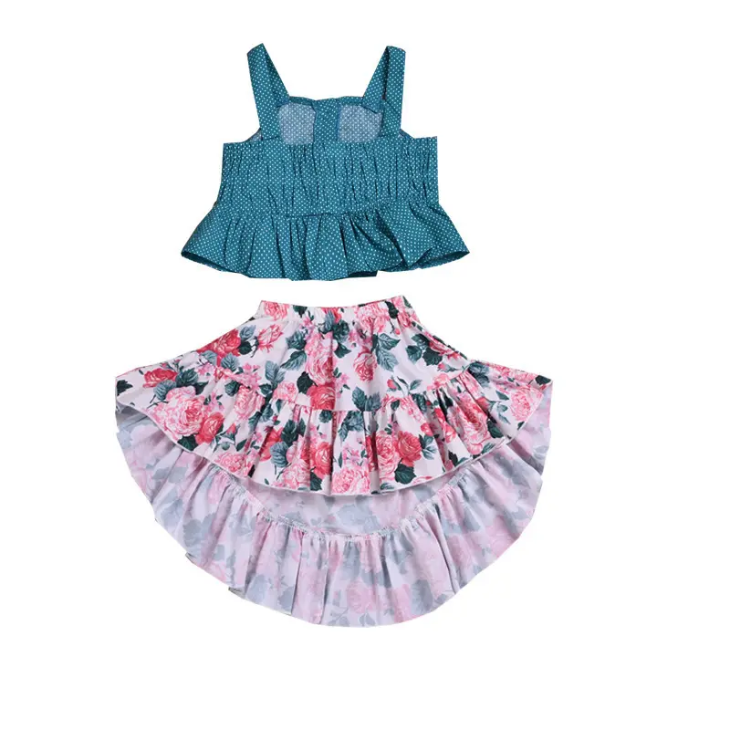 유아 멋진 드레스 어린이 각도 의류 아기 소녀 블라우스와 드레스 정장 도매