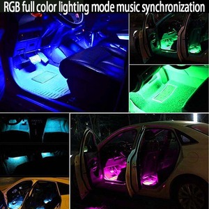 Drop Shipping <strong>LED</strong> PVC Car Atmosphere <strong>Light</strong> 5050 Decorative Mood Lighting Waterproof IP65 Car Interior RGB <strong>Strip</strong> <strong>Lights</strong> - Product Image 6