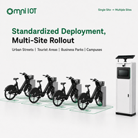 Système de gestion de station de stationnement de vélos électriques partagés sur campus avec dispositif IoT intelligent et solution de recharge sans fil pour vélos électriques