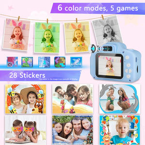 Cámara Digital para Niños con Doble Lente Full HD Resistente al Agua, Compatible con MicroSD, Regalo de Navidad o <span class=keywords><strong>Cumpleaños</strong></span> - Product Image 6