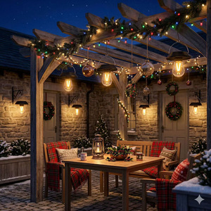 Luces Solares de Jardín, Lámpara Decorativa LED para Montaje en Pared, Resistente al Agua, Iluminación de Patio con Energía Solar - Product Image 3