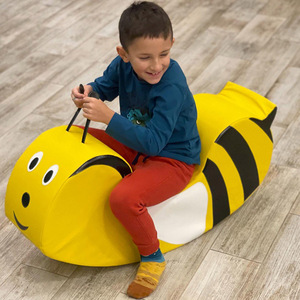 TenderPlayful abeille en forme de mousse chaise à bascule doux compressé éponge enfant en bas âge siège intérieur enfants meubles à bascule - Product Image 4