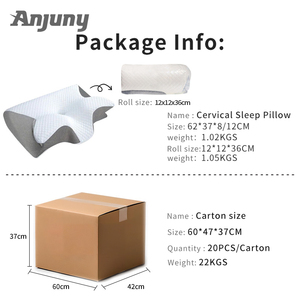 <span class=keywords><strong>Almohada</strong></span> de Cama Ergonómica de Espuma Viscoelástica Sólida JeeBay, Diseño Ortopédico Cervical, Relleno 100% <span class=keywords><strong>Fibra</strong></span> de Poliéster, 1.3 kg, Sueño Saludable y Profundo - Product Image 3