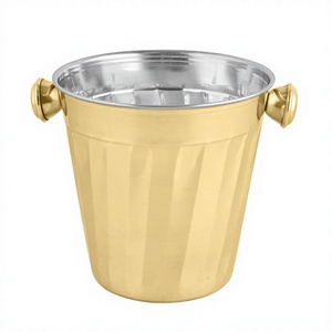 ถังน้ำแข็งแอปเปิ้ลสแตนเลสทรงกลมเย็นสำหรับไวน์และเบียร์ขายส่ง - Product Image 1