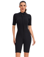 Veste de plongée en néoprène de 2 mm avec logo personnalisé, imperméable, respirante, pour le surf, la natation, la plongée, fermeture éclair sur le devant, unisexe
