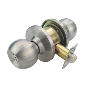 Factory Direct Sales High Quality <strong>Black</strong> <strong>Door</strong> <strong>Knob</strong> Lock Sets Tubular Lock Zinc Alloy 60mm Backset 3 Keys - Product Image 3