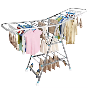 Tendedero de Ropa Moderno Daisy 2025 de 11 m, de Acero Inoxidable, Doble, Multifuncional, con Forma de Mariposa, para Sala de Estar - Product Image 1