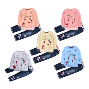 Children Clothing Autumn spring Girls Clothes 2pcs Set Christmas Outfits Kids Clothes Toddler Suit For Girls Clothing Sets