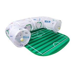Zoyi Pet : Tunnel pour chat sur le thème du terrain de football – Matériau polyester de haute qualité – Jouet interactif pour chat pour l'auto-entretenissement - Product Image 5