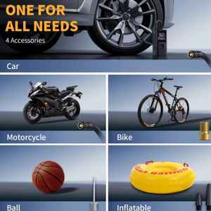 Inflador <span class=keywords><strong>de</strong></span> Neumáticos Eléctrico Inteligente Portátil para Bicicleta Todoterreno, Mini Inflador <span class=keywords><strong>de</strong></span> Neumáticos Digital <span class=keywords><strong>de</strong></span> Mano para Automóvil - Product Image 2