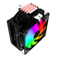 Ventilateur de refroidissement CPU SNOWMAN PWM 4 broches + 5V 3 broches ARGB, 4 caloducs, pour PC, compatible Intel LGA 1700 1200 1150 1151, ventilateur CPU 120 mm