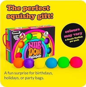 Schylling Needoh pizza Sensory Fidget Cube Stress Relief <b>Squishy</b> Cube Anti-Anxiety Squeeze Object For Focus ADHD Population - Product Image 4