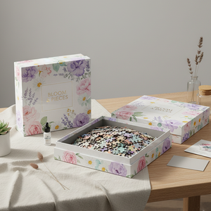 Rompecabezas <span class=keywords><strong>de</strong></span> Cartón Gris <span class=keywords><strong>de</strong></span> Lujo Personalizable e Imprimible, Juego Educativo <span class=keywords><strong>para</strong></span> Niños - Product Image 1