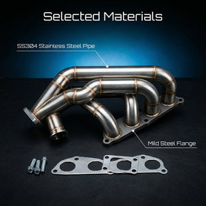Collecteur d'échappement en acier inoxydable SC-HDA-01T pour <span class=keywords><strong>Honda</strong></span> K-Series <span class=keywords><strong>K20</strong></span>/K24 06-11 Civic Si <span class=keywords><strong>Type</strong></span> <span class=keywords><strong>R</strong></span> 8e génération EP3 - Épaisseur 1,5 mm, finition miroir - Product Image 5