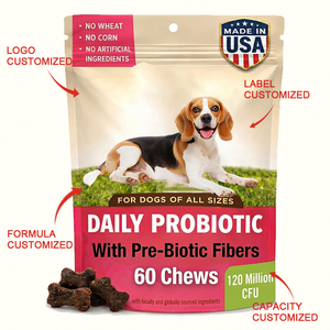 Enzimas Digestivas Caninas, Masticables Blandos con Fibra, 120 Millones de UFC, Probióticos para Perros con Estómago Sensible, Bienestar Intestinal, Soporte Diario para la Defecación - Product Image 2