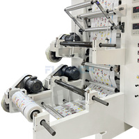 Machine d'impression flexographique à grande vitesse 4, 6 ou 8 couleurs pour films d'emballage de boissons, PET, BOPP et manchons thermorétractables
