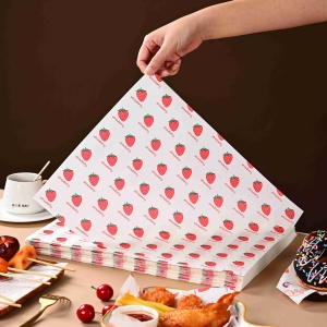 Papel de Embalaje de Alimentos Personalizado, Resistente, Impermeable y Antigrasa, Recubierto de Cera, para Papas Fritas, Hot Dogs, Hamburguesas, Chocolate y Bocadillos - Product Image 1
