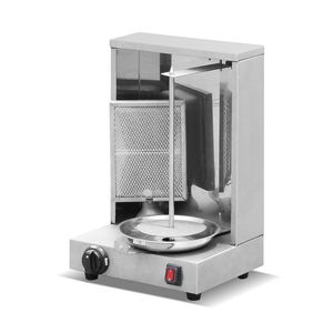 Máquina de proceso de alimentos de Oriente Medio Hotel Restaurante Gryos Kabab Doner BBQ Grill Outdoor 3 Infrared Gas Shawama Machine - Product Image 5