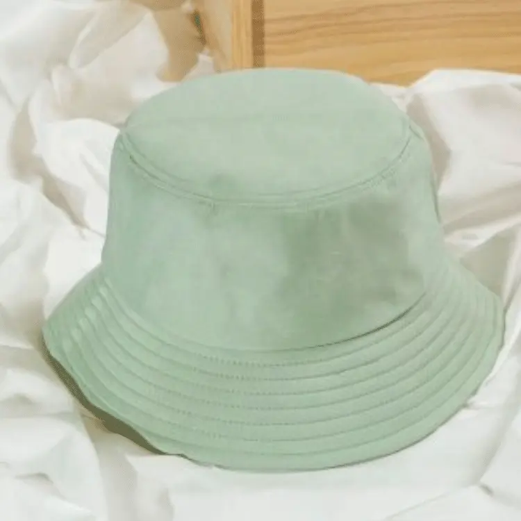 Organic Cotton Trendy Bucket Hats Custom Brand Designer Bucket Hat Cap