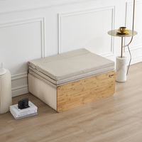 Lit pliant INNOPAPER, lit simple portable en papier kraft, canapé-lit pour chambre à coucher, design moderne et gain de place