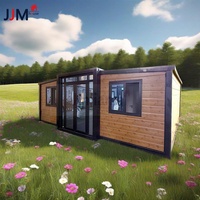 JJM 20FT 40FT Villa Conteneur Extensible Préfabriquée en Acier Moderne de Luxe à 2 Chambres, Serre à Vendre