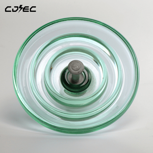 Chất lượng cao Johnson Kính điện cách điện u70b/127 màu xanh lá cây IEC 60120 tiêu chuẩn 70kn độ bền kéo cho truyền tải điện - Product Image 2