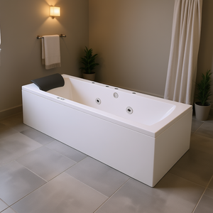 Bañera de Hidromasaje con Marco y Paneles de 190x80 cm para Instalación en Bañera - Product Image 3