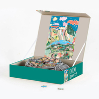 Puzzle en carton épais à sublimation personnalisé en usine, 500 à 1000 pièces, pour enfants et adultes, éducatif, design créatif, bricolage