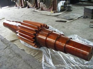 Grand module coulée et forgeage usinage CNC arbre à engrenage droit en acier allié - Product Image 5