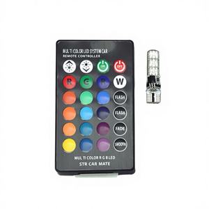 Lumière de dôme intérieure LED bleue pour voiture T10 5050 6SMD en silicone avec télécommande 12V Garantie de remplacement de 2 ans - Product Image 4