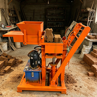 Machine à Briques en Terre Cuite Électrique Hydraulique, Trois Options de Puissance, Façonneuse de Briques Manuelle Semi-Automatique pour Chantier de Construction