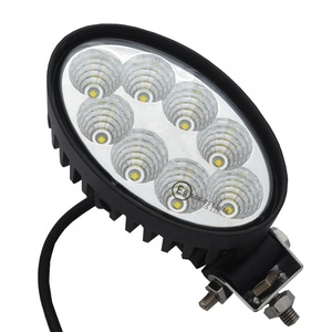 Lampe <span class=keywords><strong>de</strong></span> <span class=keywords><strong>travail</strong></span> LED ovale EMC 40W 6 pouces, faisceau large noir/gris, pour éclairage extérieur <span class=keywords><strong>de</strong></span> tracteurs agricoles <span class=keywords><strong>John</strong></span> <span class=keywords><strong>Deere</strong></span> - Product Image 1