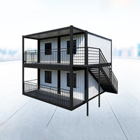 Maisons préfabriquées modulaires extensibles de style moderne, imperméables, en conteneurs, 20ft, 30ft, 40ft, en kit, avec un excellent service