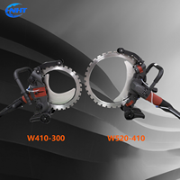 Machine de découpe de mur en béton 5000w Machines de scie sur piste avec remorque