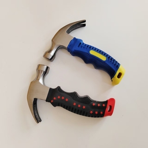 Mini Claw <strong>Hammer</strong> Forged Steel Stubby <strong>Tack</strong> <strong>Hammer</strong> with Shock-Absorbing Plastic Handle for Driving and Pulling Nails - Product Image 4