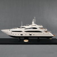 Fait à la main mettant en vedette Riva Princess d'autres marques de Yacht cadeau nautique personnalisé 95cm Sunseeker Yacht modèle de bateau de croisière